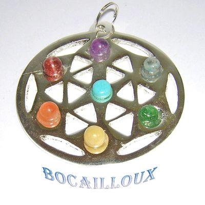 -DISPO---MANDALA 3* Argenté - PIERRE DE SOIN . LITHOTHERAPIE