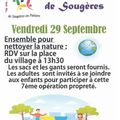 Avec l'école de Sougères en Puisaye le 29 octobre 2023