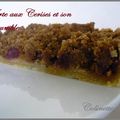 Tarte aux cerises et son crumble