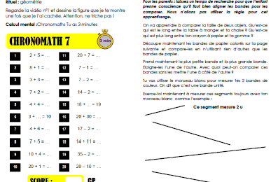 Continuité pédagogique MHM CP CE1 - module 17 