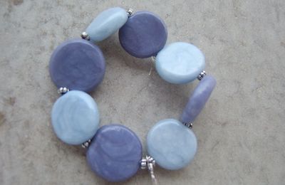 Bracelet pastille Bleu