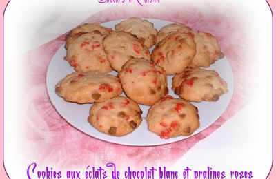 Cookies aux éclats de chocolat blanc et pralines roses + un partenariat ultra gourmand ! 