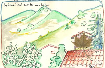 mes petits dessins de vacances au Pays Basque