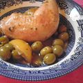 poulet aux olives
