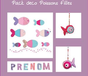 Kit deco poissons