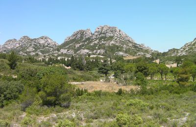 Les Baux de Provence, versant sud