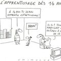 Apprentissage à 14 ans