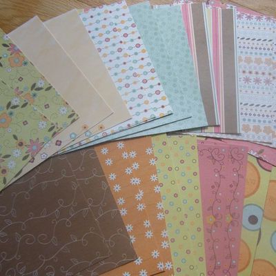 Des lots de feuilles à vendre