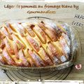 Léger de pommes au fromage blanc ( 296 cal/ par personne)