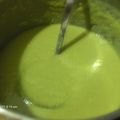 Soupe aux poireaux et aux pois chiches