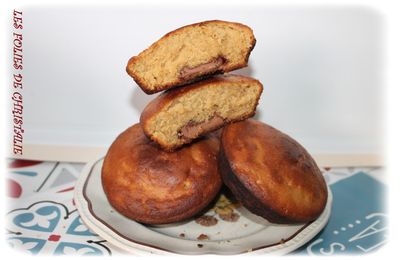 Gâteaux coeur de chocolat au lait