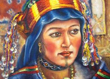 Beauté authentique de femme berbere