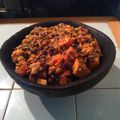 Curry de lentilles et chou-fleur au tofu fumé