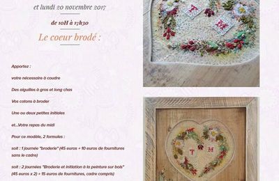 Coeur Brodé stage Béapassion