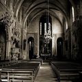 lumières dans l'église....