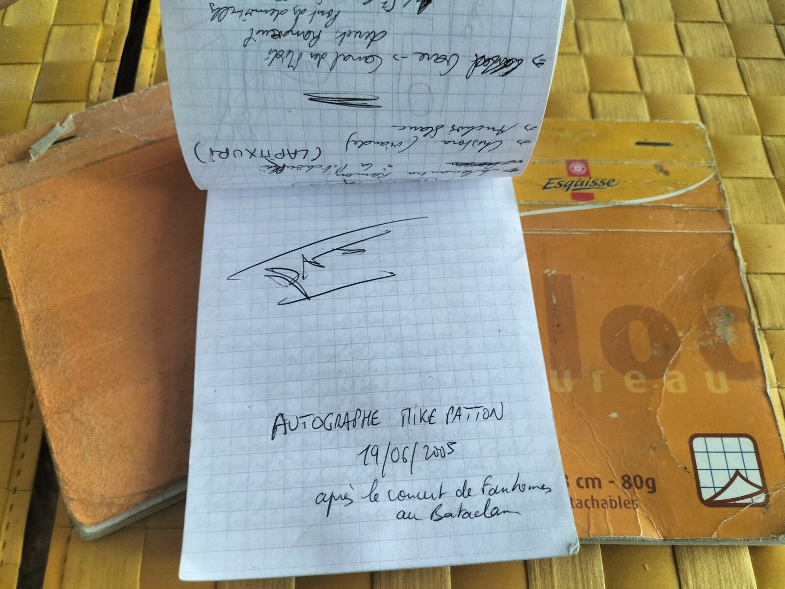 Autographe Mike Patton