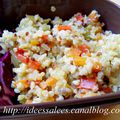 Salade printanière au boulgour-quinoa (végétarien)