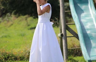 Quand la robe de communion devient robe de mariage !!