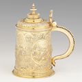 A Regensburg silver gilt tankard, Regensburg, marks of Hans Ludwig Federer, circa 1620