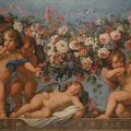 ﻿Atelier de Carlo Maratta et Franz Werner von Tamm (XVIIe siècle), Amours et guirlandes de fleurs, d’une série de quatre toiles,
