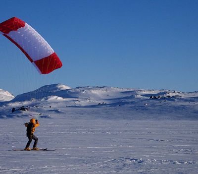 Les spécificités du kite polaire