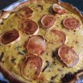 TARTE CHEVRE CURRY