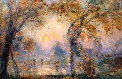 167) Albert LEBOURG ( 1849-1928) France (impressionniste)
