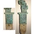 An Exceptional Turquoise-Inlaid Bronze and Jade Ge-Halberd Blade, Late Shang Dynasty, Anyang Phase, Circa 1300-1100 BC