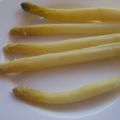 Asperges blanches aux agrumes