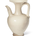 A rare large Cizhou white glazed ewer, Northern Song dynasty (960-1127)