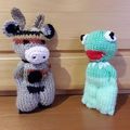 Le boeuf et la grenouille (amigurumis ) ...