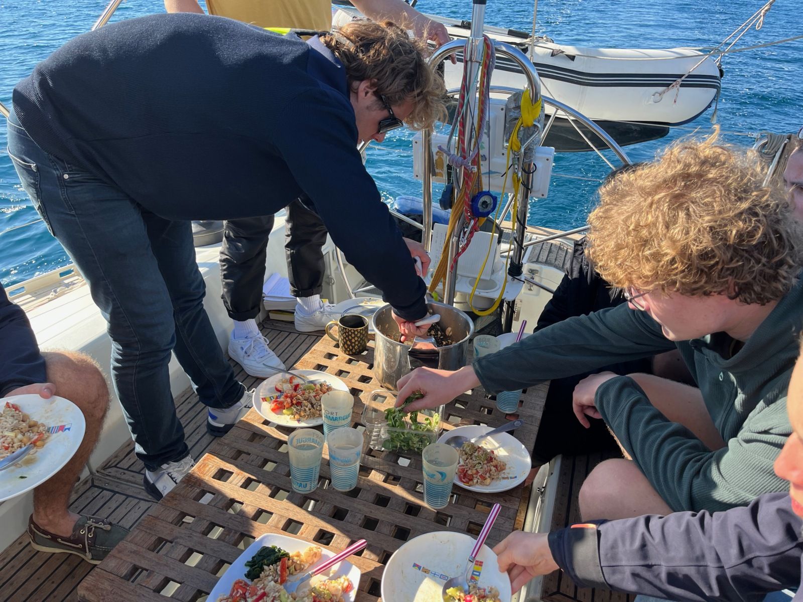 Déjeuner à bord, en route pour Korcula, mardi 20 février 2024