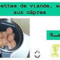 Boulettes, sauce aux câpres... version Thermomix