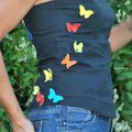 Papillonner en bustier