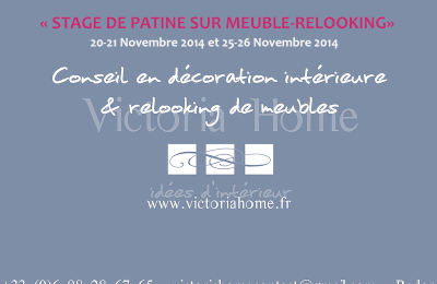 Nos prochains stages de patine sur meuble à REDON (35) : 20-21 Novembre et 25-26 Novembre 2014 