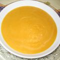 Soupe de carottes au lait de coco