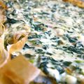 Tarte légère aux épinards, à la feta et à la menthe