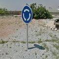 Rond-point à Sueca (Espagne)