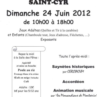 Fête de la Saint Cyr