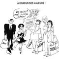 Chacun ses valeurs ( Dati ) - Le Canard enchaîné n° 4551 - 16 janvier 2008