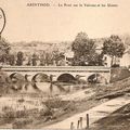 Arinthod, le pont sur la Valouse et les usines 1907 