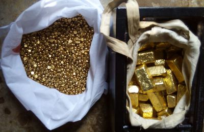Sale and sale offer of raw gold and bullion