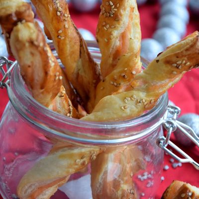 Torsades feuilletées au saumon