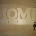 Porte clés mural "HOME "