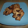 Cookies au beurre de cacahuètes et pépites de chocolat sans lactose
