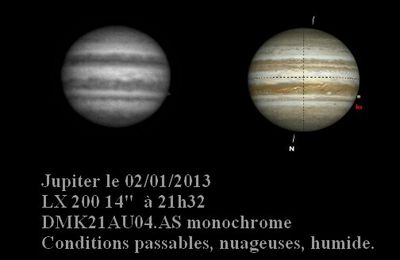 Jupiter 1ère image de 2013 !!!