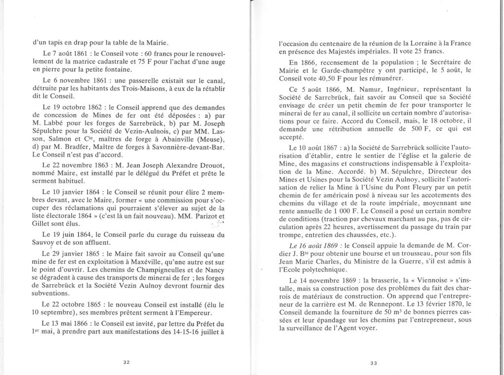 Histoire de Maxéville par André Vautrin 