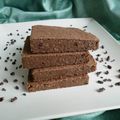 moelleux hyperprotéiné végan praliné coco et fèves de cacao avec son d'avoine et psyllium (sans beurre et sans oeufs)