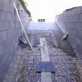 Dalle de béton de la descente de garage - 24 mars