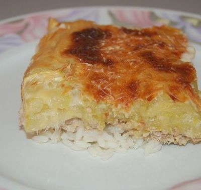 gratin courgette et riz par Aure